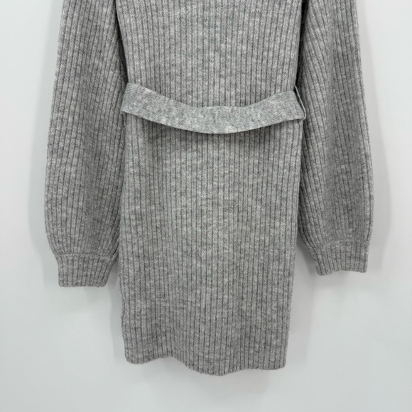 Tularosa Goji Belted Rib Sweater Dress in Gray Size S - Picture 11 of 11